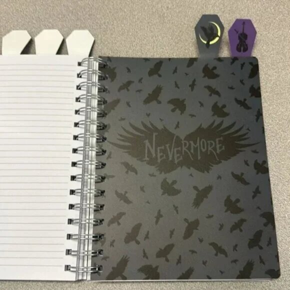 9. Wednesday Spiral Notebook NWT - Picture 5 of 8